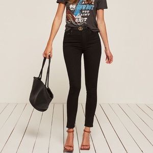 Reformation High & Skinny Jeans Petite